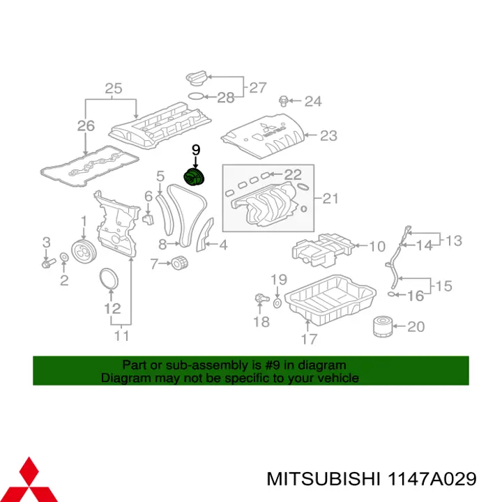  1147A029 Mitsubishi