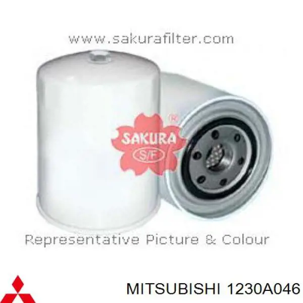 Масляний фільтр двигуна Mitsubishi 1230A046 ціна, від 7.07 USD
