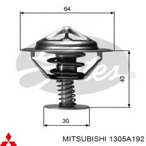 Купити 1305A192 Mitsubishi Термостат в корпусі