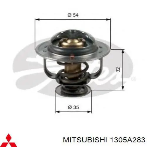 Купити 1305A283 Mitsubishi Термостат в корпусі