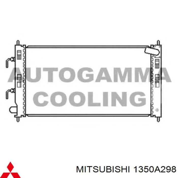 1350A298 Mitsubishi радіатор охолодження двигуна