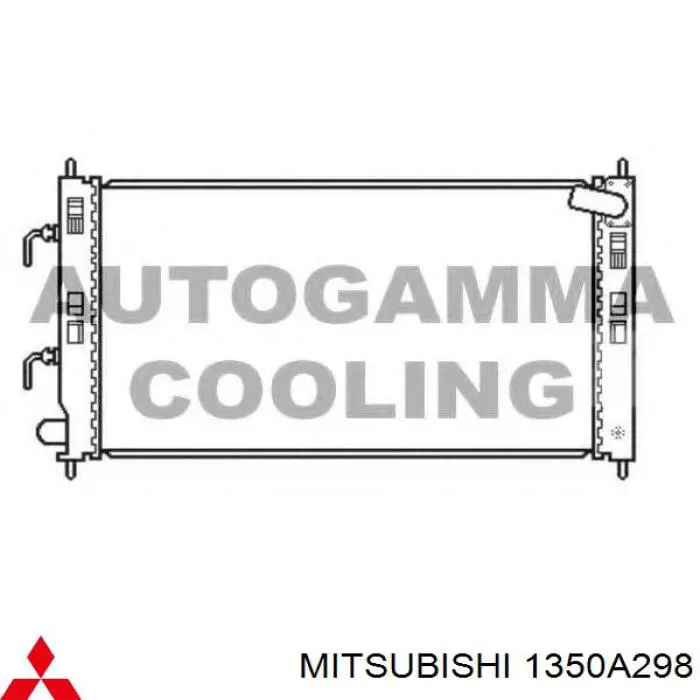 Радіатор охолодження двигуна 1350A298 Mitsubishi