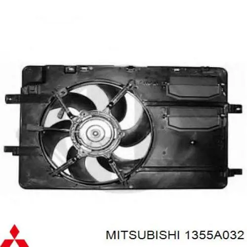 Вентилятор радіатора Mitsubishi 1355A032 ціна, від 106.27 USD