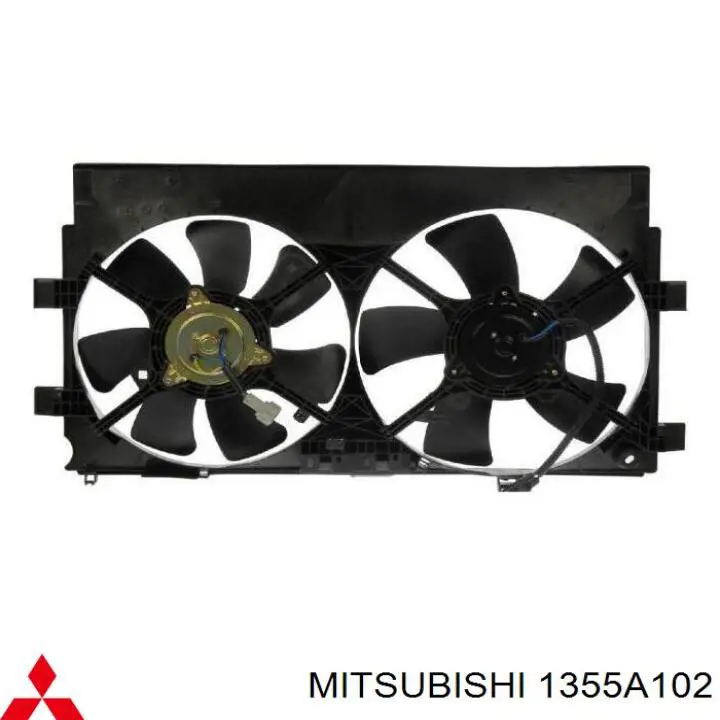 Двигун вентилятора системи охолодження, правий Mitsubishi 1355A102 ціна, від 34.20 USD