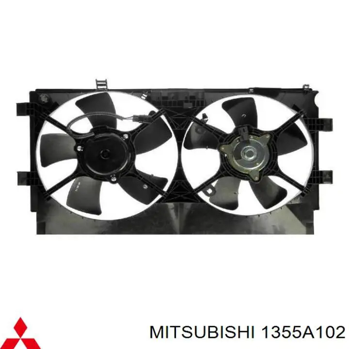 1355A102 Mitsubishi двигун вентилятора системи охолодження, правий