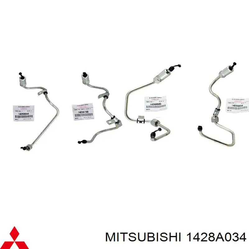 Трубка паливна форсунки 4-го циліндру Mitsubishi 1428A034 ціна, від 19.00 USD