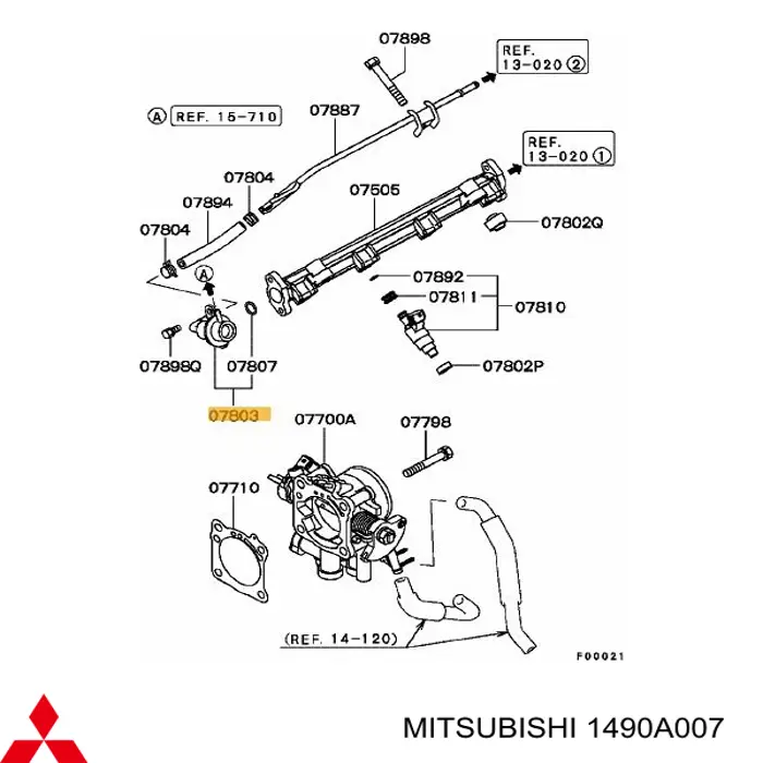  1490A007 Mitsubishi