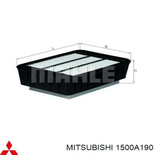 1500A190 Mitsubishi Повітряний фільтр двигуна