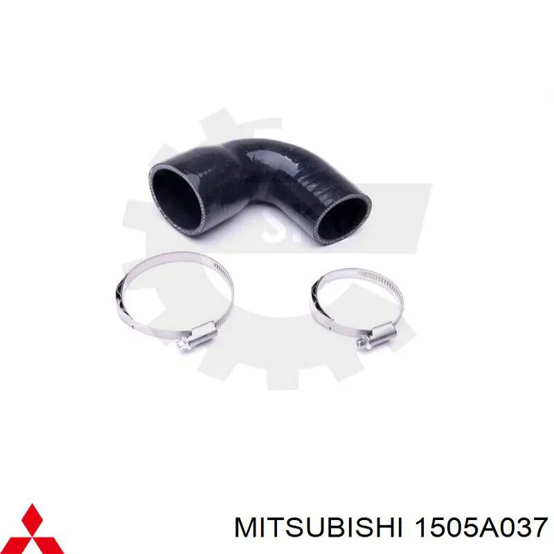 Патрубок повітряний, вхід в турбіну (наддув) Mitsubishi 1505A037 ціна, від 34.05 USD