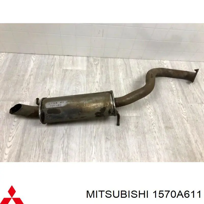 Вихлоп Mitsubishi 1570A611 ціна, від 126.13 USD