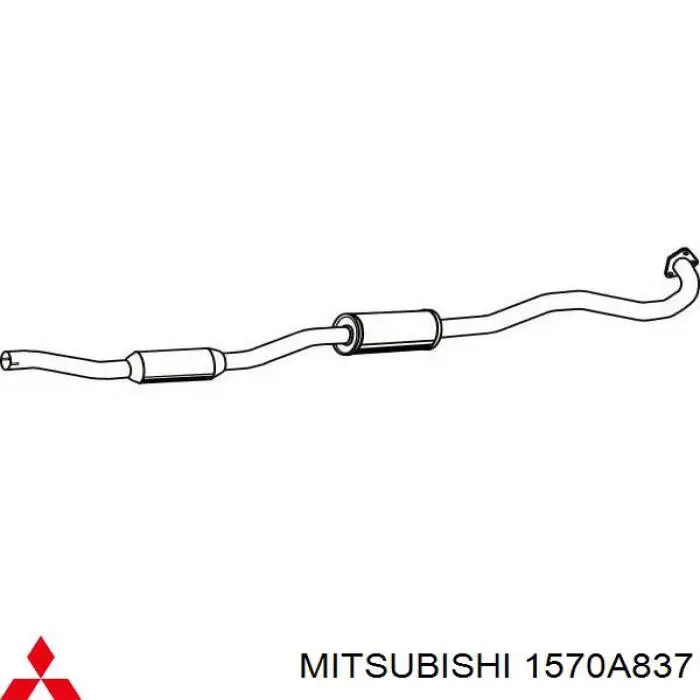Купити 1570A837 Mitsubishi Вихлоп