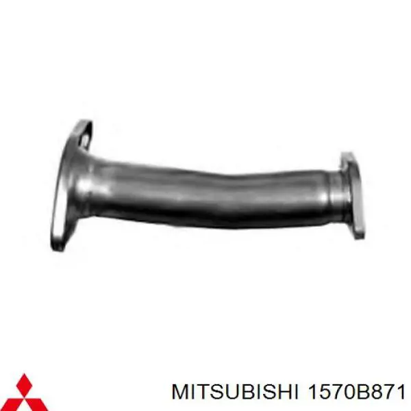 Труба приймальна (штани) глушника, передня 1570B871 Mitsubishi