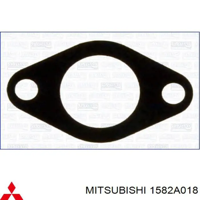 1582A018 Mitsubishi прокладка патрубка egr до голівки блока (гбц)
