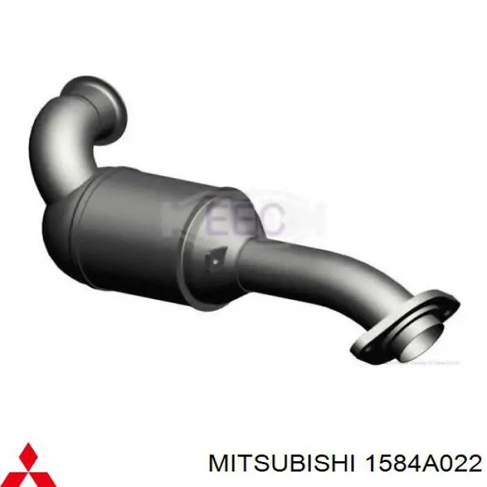 Конвертор-каталізатор (каталітичний нейтралізатор) Mitsubishi 1584A022 ціна, від 66.31 USD