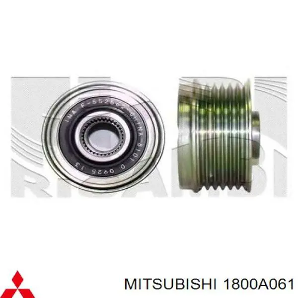 Шків генератора MITSUBISHI 1800A061
