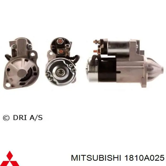 Стартер Mitsubishi 1810A025 ціна, від 63.35 USD