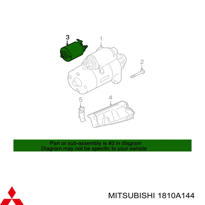 Купити 1810A144 Mitsubishi Бендикс стартера