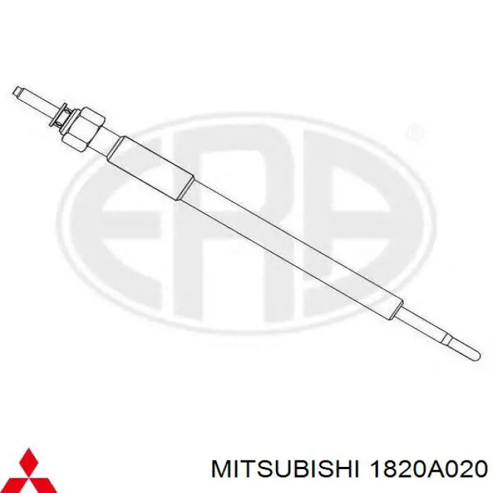 Свіча накалу Mitsubishi 1820A020 ціна, від 14.31 USD