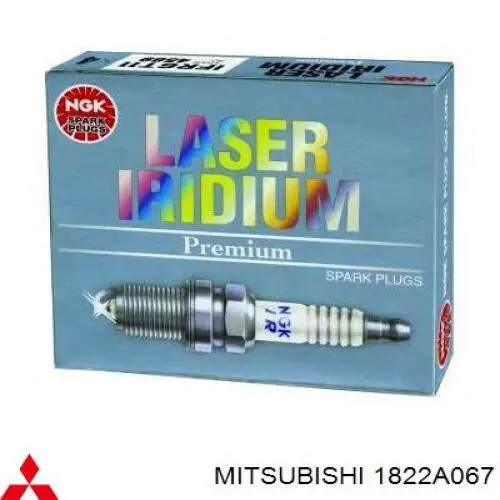 Свічки автомобільні Mitsubishi 1822A067 ціна, від 19.67 USD