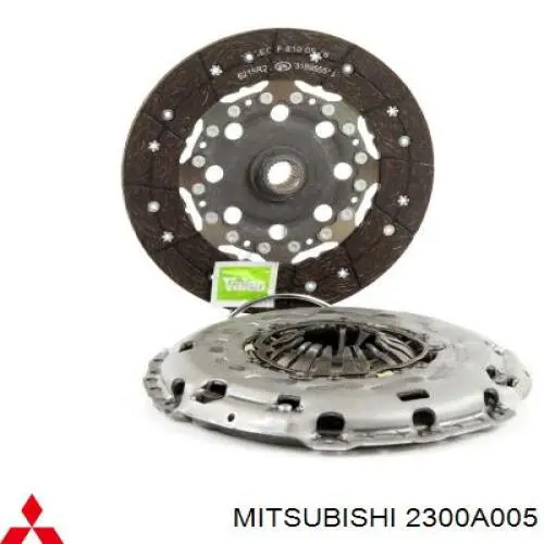 Комплект зчеплення (3 частини) 2300A005 Mitsubishi