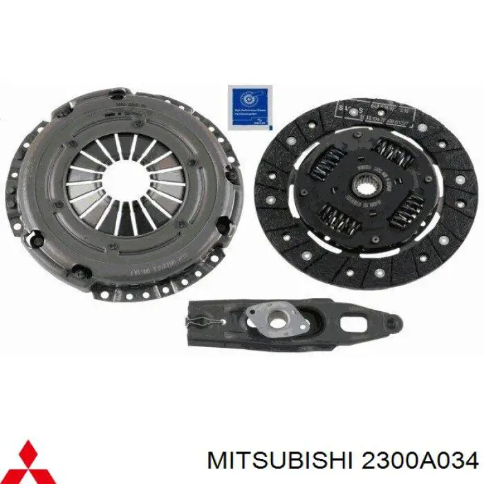 Комплект зчеплення (3 частини) 2300A034 Mitsubishi