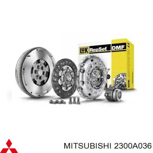 Купити 2300A036 Mitsubishi Комплект зчеплення (диск, корзина, підшипник)