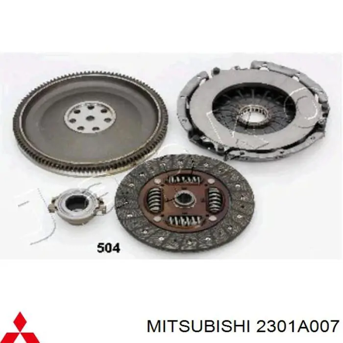 Зчеплення Mitsubishi 2301A007 ціна, від 90.86 USD