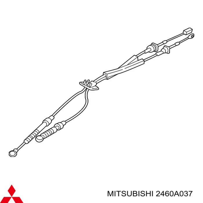 Трос перемикання передач, вибору передачі Mitsubishi Lancer 10 SPORTBACK (CX_A) (Міцубісі Лансер)