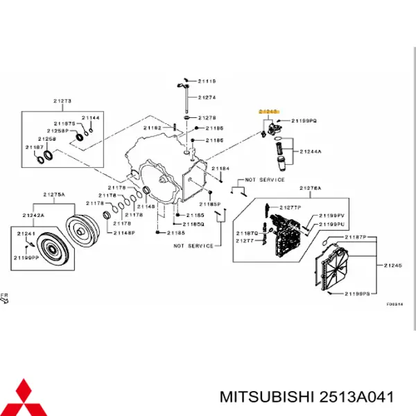 2513A041 Mitsubishi 