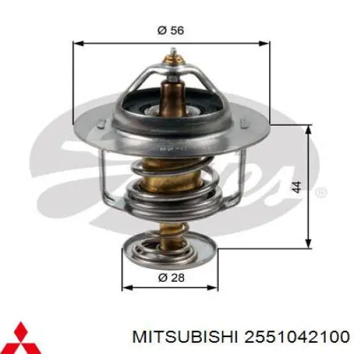 2551042100 Mitsubishi термостат