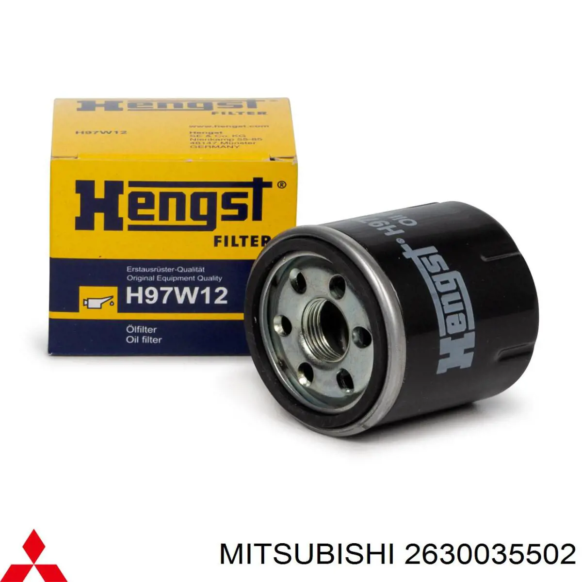 Масляний фільтр двигуна Mitsubishi 2630035502 ціна, від 5.77 USD