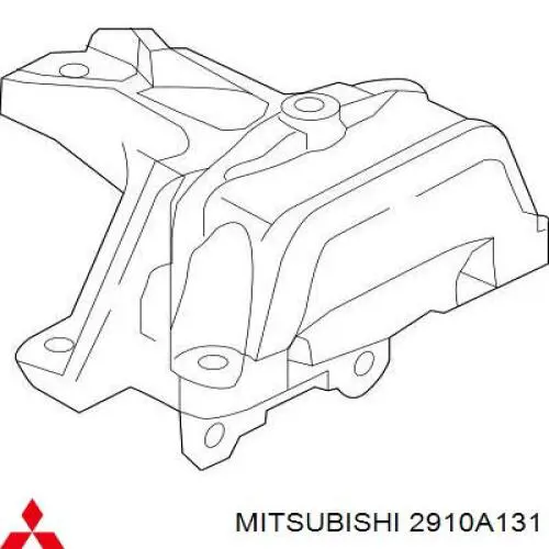  Подушка (опора) двигуна, ліва Mitsubishi Outlander 