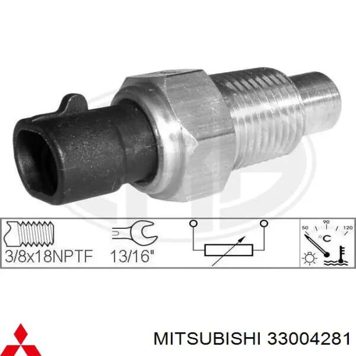 33004281 Mitsubishi Покажчик температури охолоджуючої рідини