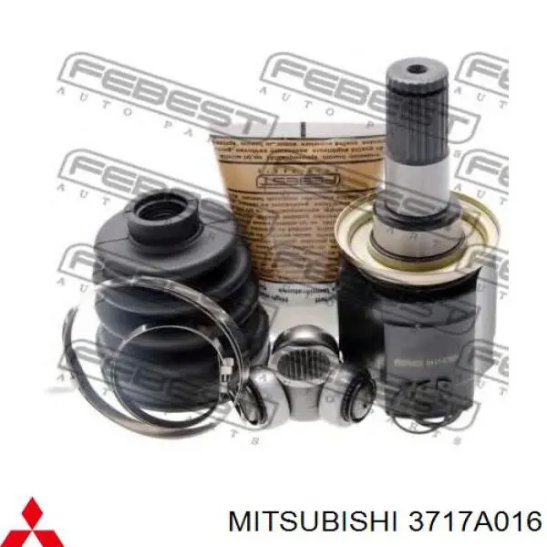 ШРУС внутрішній, задній Mitsubishi 3717A016 ціна, від 27.49 USD