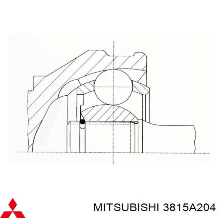 3815A204 Mitsubishi Граната зовнішня