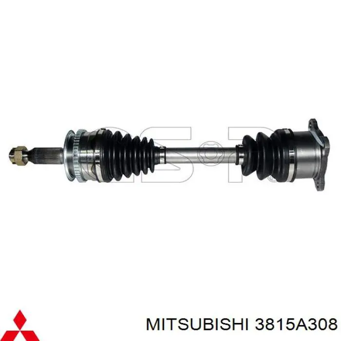 3815A308 Mitsubishi піввісь (привід передня, права)