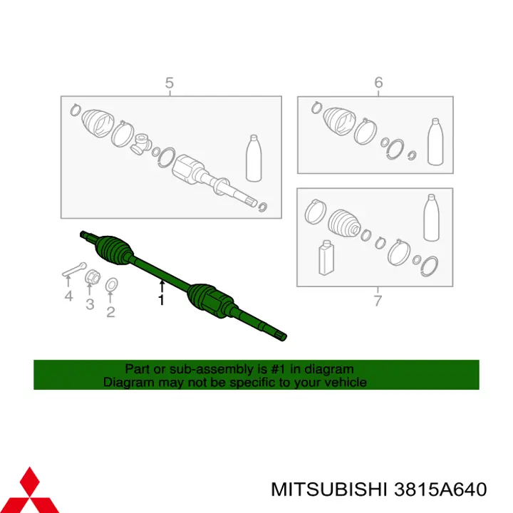 3815A640 Mitsubishi 