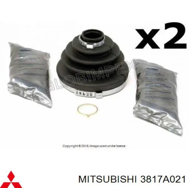 Пильник ШРУСа внутрішній, правий Mitsubishi 3817A021 ціна, від 19.39 USD