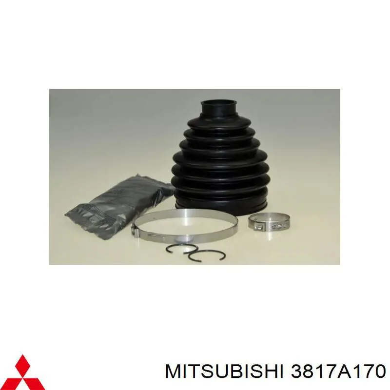 Пильник шарніра кутових швидкостей зовнішній передній Mitsubishi 3817A170 ціна, від 14.28 USD