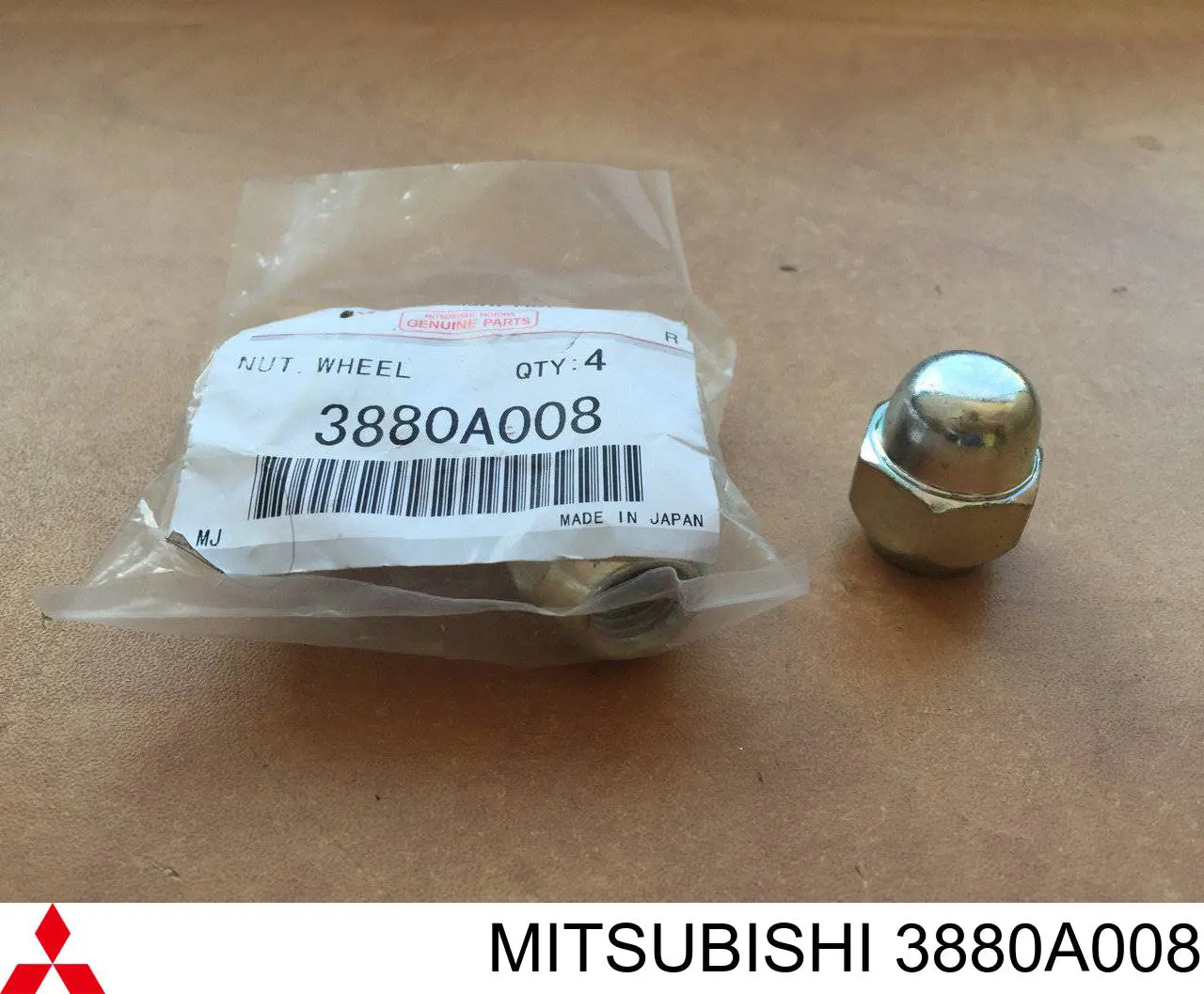3880A008 Mitsubishi Гайка колеса