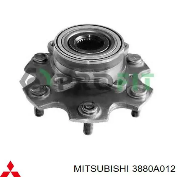 Купити 3880A012 Mitsubishi Підшипник ступиці передньої