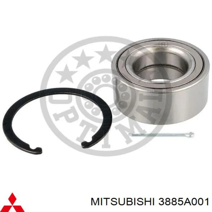 Комплект підшипник маточини передньої Mitsubishi 3885A001 ціна, від 14.90 USD
