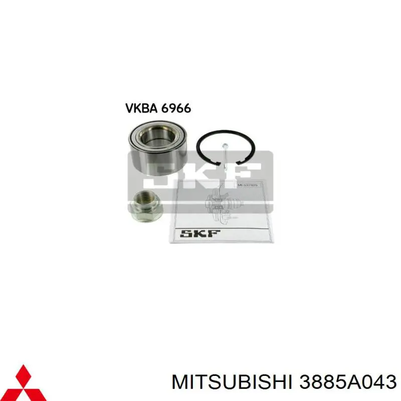 3885A043 Mitsubishi Підшипник маточини передньої