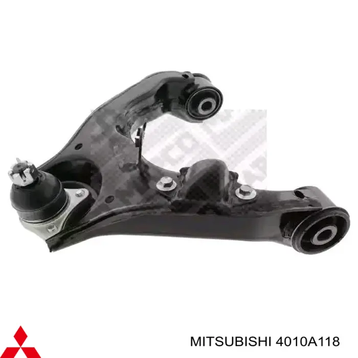 Важіль передньої підвіски верхній, правий 4010A118 Mitsubishi