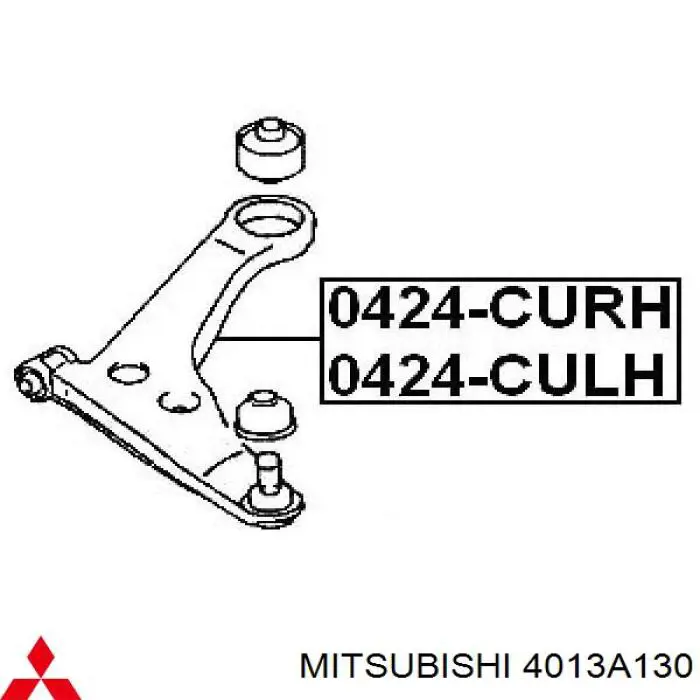 Купити 4013A130 Mitsubishi Важіль передньої підвіски нижній, правий