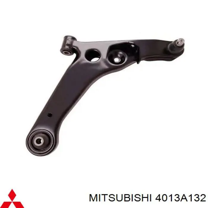 Важіль передньої підвіски нижній, правий 4013A132 Mitsubishi