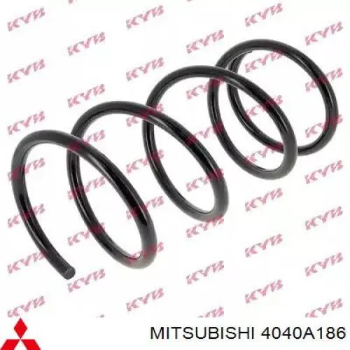 Купити 4040A186 Mitsubishi Гвинтова пружина підвіска