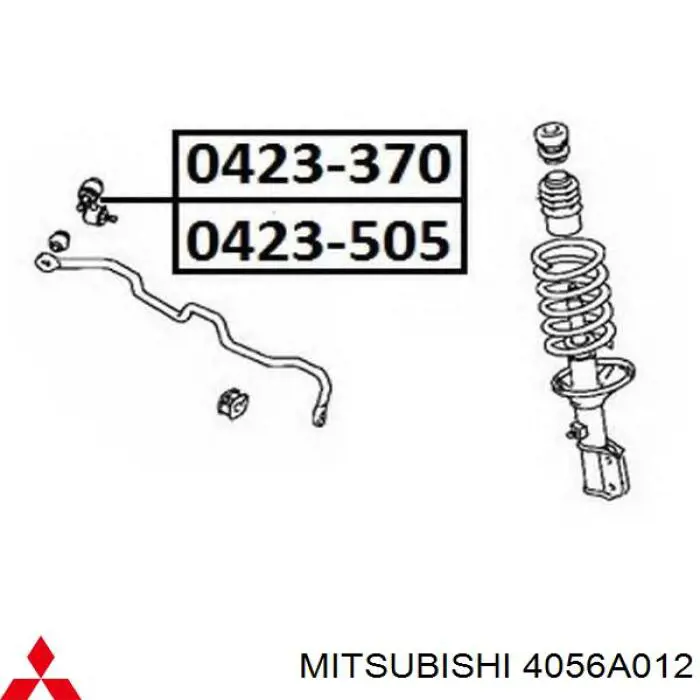 4056A012 Mitsubishi Яйця стабілізатора переднього