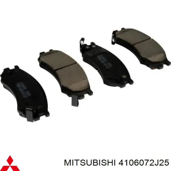 Колодки гальмівні передні, дискові 4106072J25 Mitsubishi