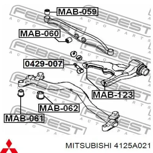 Купити J95027YMT Yamato Важіль задньої підвіски нижній, правий